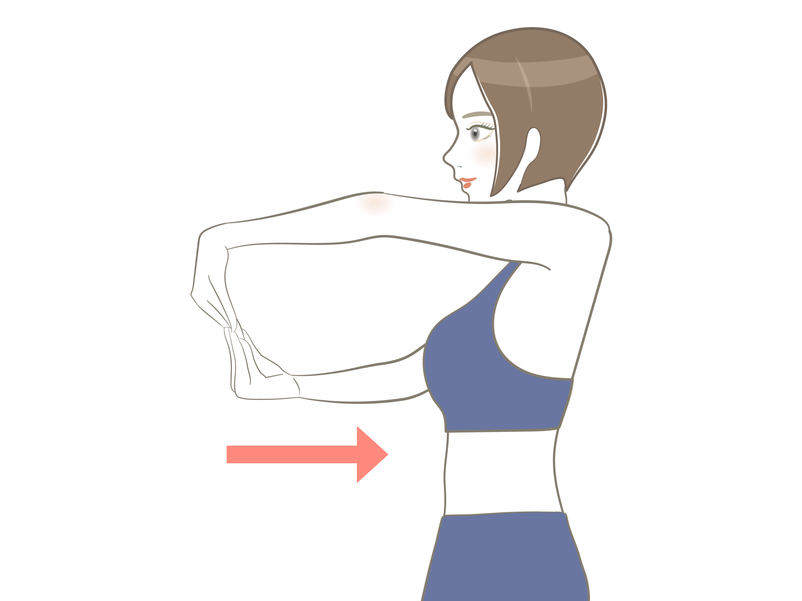 手首　前腕　伸筋ストレッチ